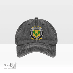 Irish House of O CLERY Coat of Arms Family Crest Ireland Denim Cap