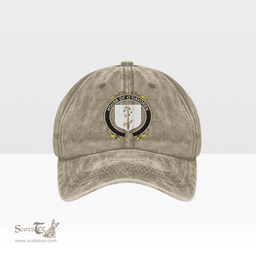 Irish House of O DAVOREN Coat of Arms Family Crest Ireland Denim Cap