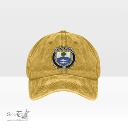 Irish House of WOULFE Coat of Arms Family Crest Ireland Denim Cap