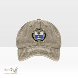 Irish House of WOULFE Coat of Arms Family Crest Ireland Denim Cap