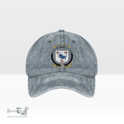 Irish House of O CROWLEY Coat of Arms Family Crest Ireland Denim Cap