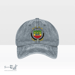 Irish House of O HEFFERNAN Coat of Arms Family Crest Ireland Denim Cap