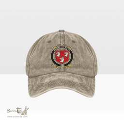 Irish House of RYAN (O Mulrian) Coat of Arms Family Crest Ireland Denim Cap