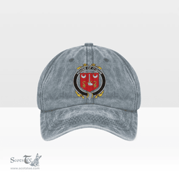 Irish House of O QUIN (Thomond) Coat of Arms Family Crest Ireland Denim Cap