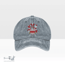 Irish Lucas or Luke Coat of Arms Family Crest Ireland Denim Cap