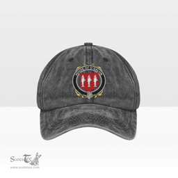 Irish House of O GALVIN Coat of Arms Family Crest Ireland Denim Cap