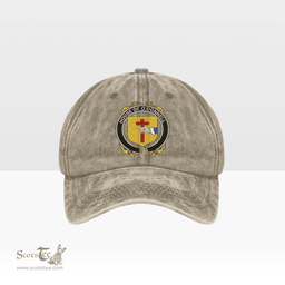 Irish House of O DONNELL Coat of Arms Family Crest Ireland Denim Cap