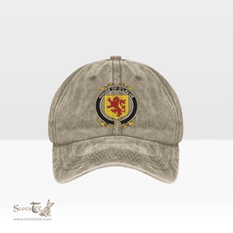 Irish House of O LALOR Coat of Arms Family Crest Ireland Denim Cap