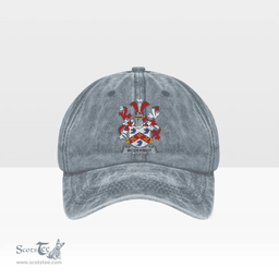Irish McDermot Coat of Arms Family Crest Ireland Denim Cap
