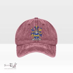 Irish Jephson Coat of Arms Family Crest Ireland Denim Cap