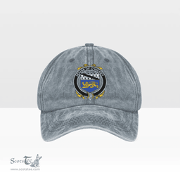 Irish House of O HICKEY Coat of Arms Family Crest Ireland Denim Cap