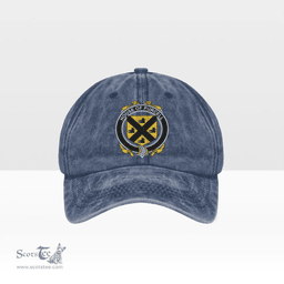 Irish House of PURCELL Coat of Arms Family Crest Ireland Denim Cap