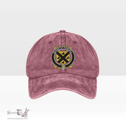 Irish House of PURCELL Coat of Arms Family Crest Ireland Denim Cap