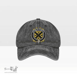 Irish House of PURCELL Coat of Arms Family Crest Ireland Denim Cap