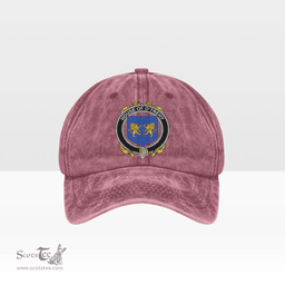 Irish House of O TREHY (Troy) Coat of Arms Family Crest Ireland Denim Cap