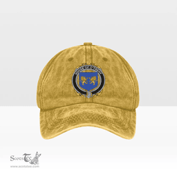 Irish House of O TREHY (Troy) Coat of Arms Family Crest Ireland Denim Cap