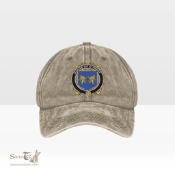 Irish House of O TREHY (Troy) Coat of Arms Family Crest Ireland Denim Cap