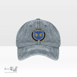 Irish House of O TREHY (Troy) Coat of Arms Family Crest Ireland Denim Cap