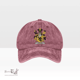 Irish Laffan Coat of Arms Family Crest Ireland Denim Cap