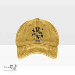 Irish Laffan Coat of Arms Family Crest Ireland Denim Cap