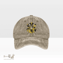 Irish Laffan Coat of Arms Family Crest Ireland Denim Cap