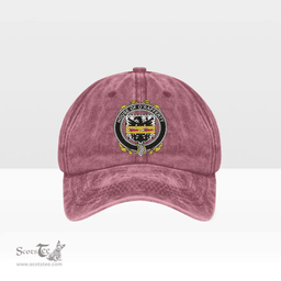 Irish House of O RAFFERTY Coat of Arms Family Crest Ireland Denim Cap