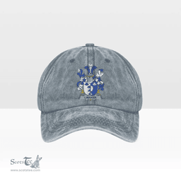 Irish Linaker Coat of Arms Family Crest Ireland Denim Cap
