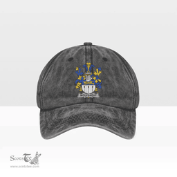 Irish McLysacht or Lysacht Coat of Arms Family Crest Ireland Denim Cap