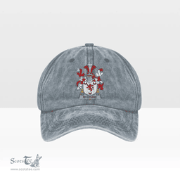 Irish McGrane or McGrann Coat of Arms Family Crest Ireland Denim Cap