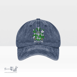 Irish McGuire and Maguire Coat of Arms Family Crest Ireland Denim Cap