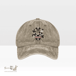 Irish Howlett or Hewlett Coat of Arms Family Crest Ireland Denim Cap