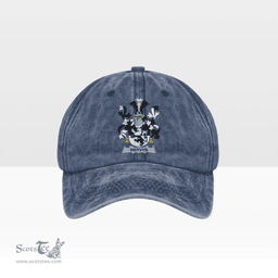 Irish Mervyn Coat of Arms Family Crest Ireland Denim Cap