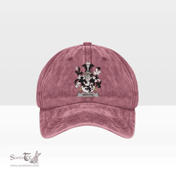 Irish Mervyn Coat of Arms Family Crest Ireland Denim Cap