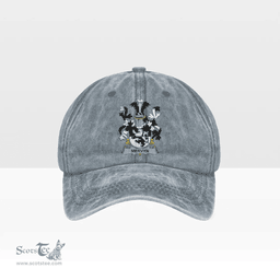 Irish Mervyn Coat of Arms Family Crest Ireland Denim Cap