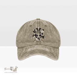 Irish Mervyn Coat of Arms Family Crest Ireland Denim Cap