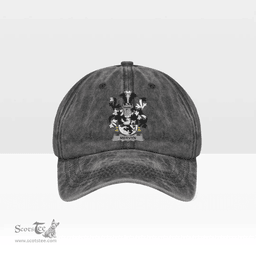 Irish Mervyn Coat of Arms Family Crest Ireland Denim Cap