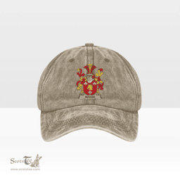 Irish Marsh Coat of Arms Family Crest Ireland Denim Cap