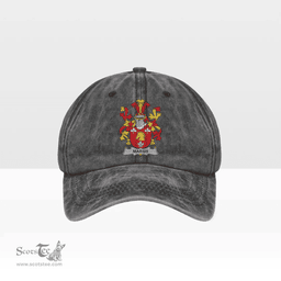Irish Marsh Coat of Arms Family Crest Ireland Denim Cap