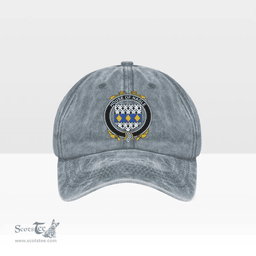 Irish House of NAGLE Coat of Arms Family Crest Ireland Denim Cap