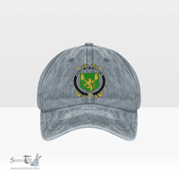Irish House of O KEEFFE Coat of Arms Family Crest Ireland Denim Cap