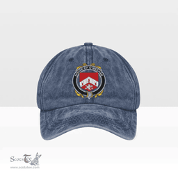 Irish House of O MEEHAN Coat of Arms Family Crest Ireland Denim Cap