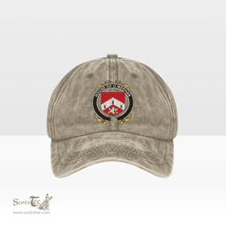 Irish House of O MEEHAN Coat of Arms Family Crest Ireland Denim Cap