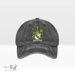 Irish Low Coat of Arms Family Crest Ireland Denim Cap