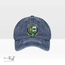 Irish House of O CONNOR (Sligo) Coat of Arms Family Crest Ireland Denim Cap