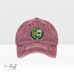 Irish House of O CONNOR (Sligo) Coat of Arms Family Crest Ireland Denim Cap