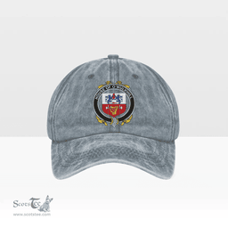 Irish House of O MULVIHILL Coat of Arms Family Crest Ireland Denim Cap