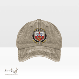Irish House of O MULVIHILL Coat of Arms Family Crest Ireland Denim Cap