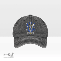 Irish McFetridge Coat of Arms Family Crest Ireland Denim Cap