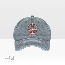 Irish May Coat of Arms Family Crest Ireland Denim Cap