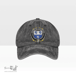 Irish House of O SCANLAN (Munster) Coat of Arms Family Crest Ireland Denim Cap